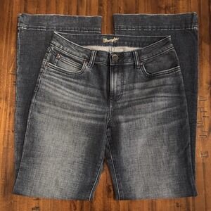 Wrangler Women's Retro Mae Mid-Rise Trouser Jean Size 7 X 32 Sophia Wash